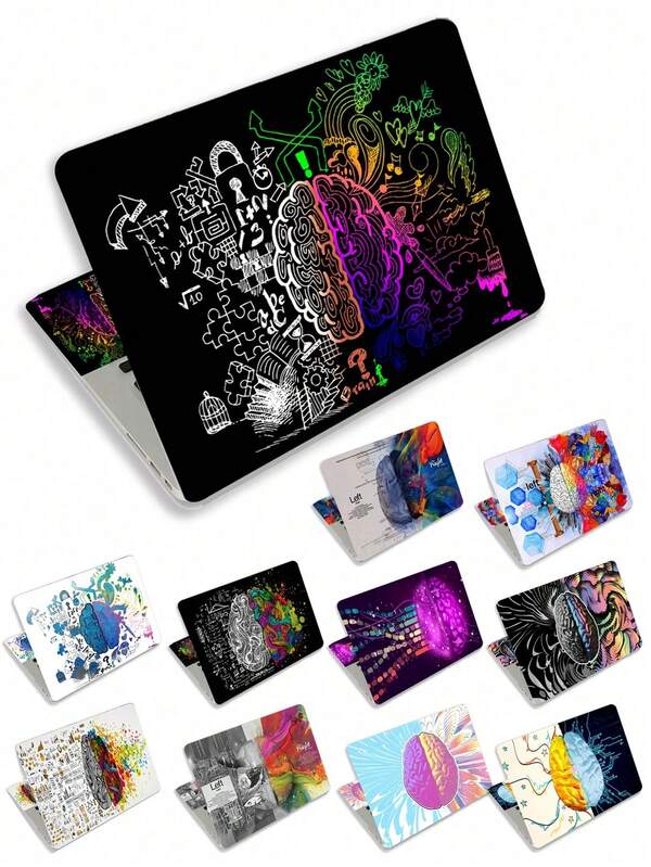 Miếng dán decal skin laptop vinyl 15.4 inch 15.6 inch, ốp bảo vệ laptop họa tiết nghệ thuật (bao gồm 2 miếng dán skin đệm cổ tay)