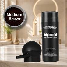 Paket Kombo Serat Rambut 30g, Botol dengan Set Nozzle Semprotan Airbag, Penutup Tahan Keringat untuk Garis Rambut dan Rambut Beruban, Bubuk Pengental Instan untuk Rambut Tipis - MultiWarna - View 11