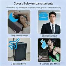 20-Piece Two-In-One Disposable Underarm And Underwear Moisture-Absorbing Pad. Ultra-Thin, Invisible And Breathable Pad. All-Day Comfortable And Refreshing Design. Suitable For Both Men And Women. Essential For Daily Work. - White - View 10