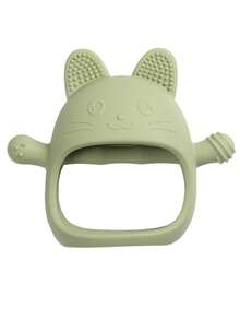 1pc Cute Silicone Baby Teether Wrist Teething Toy With Textured Massage Nubs Anti-Drop Infant Teether Baby Shower Gift For 0-12 Months Babies - 多色 - 查看 18