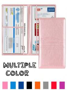 Car Document Organizer Box Glove Box Storage Organizer Suitable For Vehicle Registration, Insurance Policy, Driver's License Cards, Car And Truck Interior Accessories - Multicolor - View 3