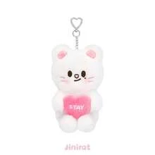 Official Authorized New SKZOO Plush Doll Pendant, "Stay In My Little House" Heart-Shaped Plush Keychain, Super Cute Bag Charm - Multicolor - View 16