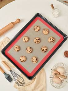 1 Or 2 Silicone Baking Mats, Reusable, Non-Stick, Heat-Resistant Baking Mats, Suitable For Oven, Can Be Used For Baking Cookies, Pastries, Bread, Buns, Fondant, Etc. Size 30*20*0.4 - View 4