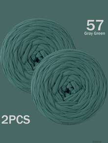 1/2件 T-Shirt 紗線，大號 300g±20g/件 -2cm 寬，編織布料柔軟聚酯纖維紗線，適用於 DIY 鉤編包包、籃子、地墊、拖鞋、娃娃、紗線手工藝。多色紗線、度假紗線、鉤編紗線、手工紗線、多功能鉤編配件、手工禮物 - 彩色 - 查看 93