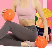 PVC Massage Ball, Used For Foot And Yoga Training - To Relieve Muscle Tension And Improve Balance, Sensory Training Semi Spherical, Random Color - Multicolor - View 10