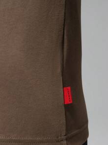 Jordan Men's AS BRK GX SNKR 85 SS CRW Short Sleeve Knit Collarless T-Shirt TIX1577-274 - Rust Brown - View 4