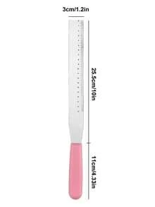 1pc Cake Smoother With Scale Size, New Practical Cake Decorating Smoother, Cream Scraper, 8 Inch/10 Inch Cake Baking Decoration Tool - Multicolor - View 12