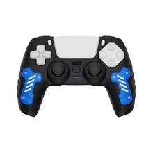 متوافق مع PlayStation 5، 1 قطعة بطانية وحدة تحكم سميك + 2 قطعة أغطية عصا التحكم، تصميم مظهر آلي ثلاثي الألوان، تصميم نسيج مضاد للانزلاق مضاد للسقوط مضاد للخدش مضاد للعرق، قبضة وتحكم محسّن - مشاهدة 15