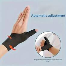 1/2pcs Adjustable Breathable Wrist Band Thumb Stabilizer - Ergonomic Support, Suitable For Computer Typing, Repetitive Work And Anti-Slip Design - Multicolor - View 5