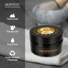 MOPOYAT Bálsamo para barba : ¡Realza el atractivo de tu barba! Cuidado diario de la barba, sin alcohol. Recomendamos convertir el cuidado diario de la barba en un hábito. Este producto de limpieza profunda es un excelente regalo para tu padre, novio o amigo. - Negro - Ver 8