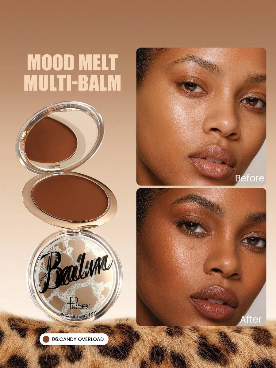 Pudaier Cream Contour & Blush 2-In-1 Multi-Function Cream, Layerable Face Makeup, Smooth Texture Easy To Blend, Create Natural Sculpted Look, Suitable For Wedding, Halloween And Gifts - 06 - View 1