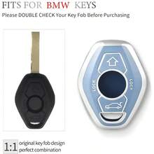 Sarung Kunci TRTY, Casing Kunci Remote Pintar dengan Gantungan Kunci Kulit Serat Karbon, Kartu Anti-Hilang dan Alat, Gantungan Kunci Berbentuk D dan Dua Gantungan Kunci, Aksesori Interior Mobil, Cocok untuk BMW Seri 3 5 7 M3 M5 M6 X3 X5 Z3 Z4 Z8 LX8FZV, Pelindung Kunci Pintar, Juga Cocok Sebagai Hadiah Ulang Tahun - Gantungan kunci BMW Seri 3, 5, dan 7 - View 5
