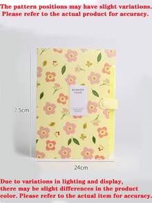 5/1pc Minimalist Floral Expanding File Folder Portable Folder Bag Document Organizer For College Students Workers, Durable Multi-Pocket A4 Paper Holder To Keep Worksheets Receipt Daily Office Supplies For Back To School Study School Supplies - Multiple Styles - View 13