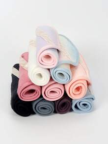 1840 Satin Ribbon Face Cleansing Cloth 1pc, Machine Washable, Reusable Cleaning Tool, Suitable For Face Washing, Cleansing, Makeup Removal, All Skin Types - Multicolor - View 9