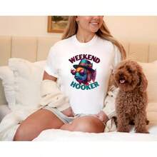 Women T-Shirts - 白色 - 查看 3