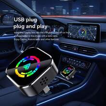 Smart Car Wireless CarPlay Transmitter Connection Box - No Modification Needed, Wired To Wireless In Seconds, Smooth Screen Mirroring, Convenient Driving GPS - A - View 2