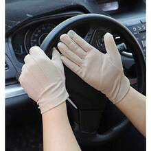 Bienvenu Driving Gloves For Men, Non Slip Touchscreen, Summer Sun Protection Gloves - Khaki - View 5