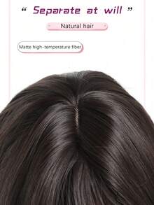 45CM Women's Medium-Long Fluffy Wolf Tail Synthetic Wig With Bangs, Matte Heat-Resistant Fiber, Lolita Style, Suitable For Daily Wear, Party, Cosplay - Multicolor - View 4