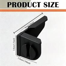 2/4/8件組建築線錨定角架，塑膠砌磚工具，將線固定在磚塊/砌塊的角點，定位尖端，黑色 - 三腳架 - 查看 5