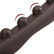 1 Pc Multi-Function Rolling Massage Stick, Plastic Material, For Neck, Lower Back And Abdomen Massage - 19 Beads Professional Body Massager, Fragrance-Free, Manual Operation, No Battery Required - View 5