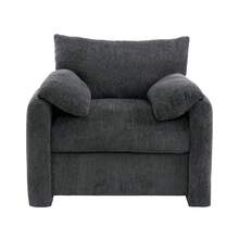 Modern Velvet Sofa - Grey 1 Seat - Comfortable For Living Room And Bedroom - Grey 1 Seat - View 8