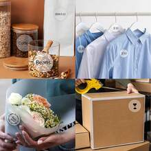 50mm/30mm Round Thermal Label Paper Transparent/White Self-Adhesive Paper Waterproof, Oil-Proof, Scratch-Resistant, Tear-Proof, Compatible With M110/M150/P50/M221 - Round - View 5