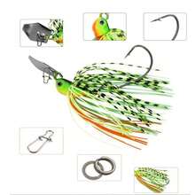 Complete Bass Fishing Lure Kit With TPE Paddle Tail Soft Baits, Jig Skirt, Topwater Frog, Hard Minnow Bait Portable Storage Box Freshwater Saltwater Predator Fish Angling Tackle Set - Multicolor - View 10