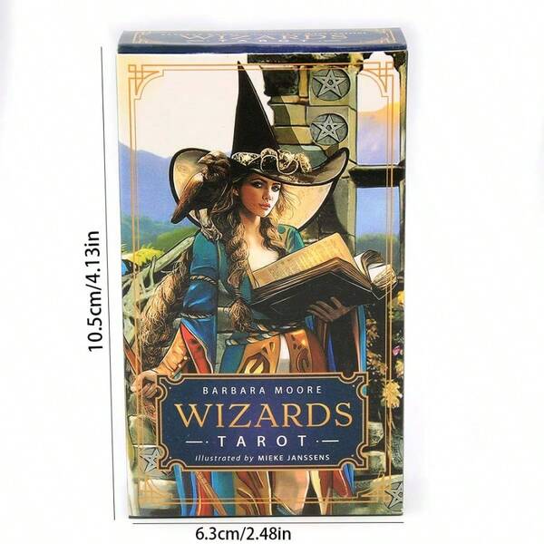 Wizards Tarot Deck Tarot Cards For Beginners Party Board Game Fate Card Fortune Telling Game Divination Tools For All Skill Levels