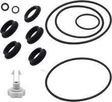 Sand Filter Pump Seal Gasket Replacement For Intex Sand Pumps, Pool Sand Filter Pumps Replacement Parts ,11228 11412 L-Shape O-Ring Gasket, Air - White - View 1