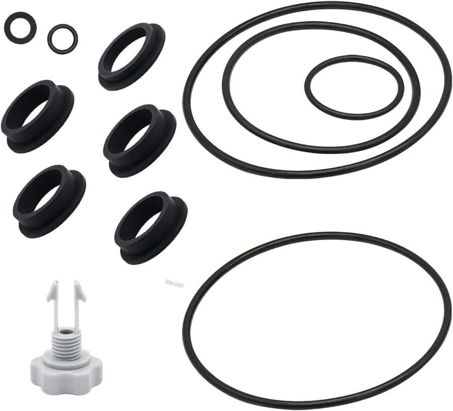 Sand Filter Pump Seal Gasket Replacement For Intex Sand Pumps, Pool Sand Filter Pumps Replacement Parts ,11228 11412 L-Shape O-Ring Gasket, Air - White - View 1