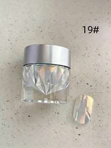 1 Botol (0,5g) Bubuk Kuku Glitter Moonlight Mirror Bubuk Aurora Dekorasi Kuku - MultiWarna - View 17