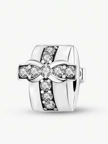 1 925 Sterling Silver Octagonal Star Safety Buckle Bead, Suitable For DIY Jewelry Making Of Women's Bracelets And Bracelets, Daily Outfit Matching - Set 4 - View 14