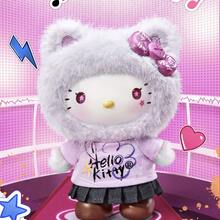 Miniso Sanrio Characters Graffiti Series Vinyl Plush Blind Box-Hello Kitty, Soft Fluffy Plush Exterior Paired With Solid Vinyl Figure Body, Unique Graffiti Print Pattern,Cute Cartoon IPesktop Collectible Ornament (1 PC Random Delivery) - Multicolor - View 8