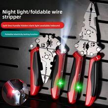 Multi-Function Wire Stripper Pliers, New Model Electrician Pliers For Splitting, Stripping, Wrapping, Crimping And Cutting, Industrial Universal Wire Cutter - Multi-functional Wire Strippers - View 1