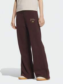 Adidas Women's Casual Versatile Loose Fit Sports Long Pants For Running And Outdoor - Red - View 1