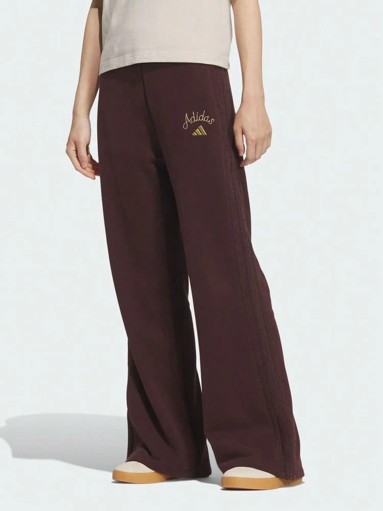 Adidas Women's Casual Versatile Loose Fit Sports Long Pants For Running And Outdoor - Red - View 1