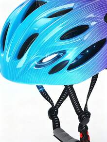 1件裝兒童輕量透氣安全帽，可客製化頭帶，可拆洗內襯，適合騎單車、滑板、滑板車，開學季適用 - 彩色 - 查看 8