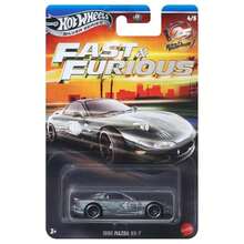 Mattel Hot Wheels Premium Car Culture 收藏玩具車 Fast & Furious 系列 HNR88 全新，1:64 比例壓鑄金屬車，Silver Label 系列，Civic、Dodge Charger、Mitsubishi Eclipse、Mazda，適合玩具愛好者收藏，3 歲以上，1 件 - 彩色 - 查看 5
