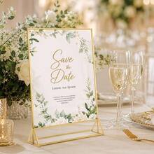 Shoze Display Stand, Stable Table Sign Holder, Durable Multipurpose Rack Perfect For Shop, Office, Restaurant And All Kinds Of Indoor Display Scenes - Gold - View 6