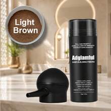 Paket Kombo Serat Rambut 30g, Botol dengan Set Nozzle Semprotan Airbag, Penutup Tahan Keringat untuk Garis Rambut dan Rambut Beruban, Bubuk Pengental Instan untuk Rambut Tipis - MultiWarna - View 12