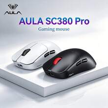 AULA SC380pro Wireless Gaming Mouse, Lightweight And Portable, Ergonomic Design, Charging Base With RGB Lighting, Customizable, Three Modes, Suitable For Gaming And Business Use - View 3