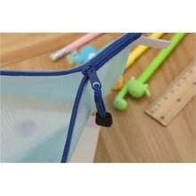 5pcs PVC Pencil Case Set, Large Capacity Zipper Stationery Bag, Colorful Back To School Student Style - Multicolor - View 3