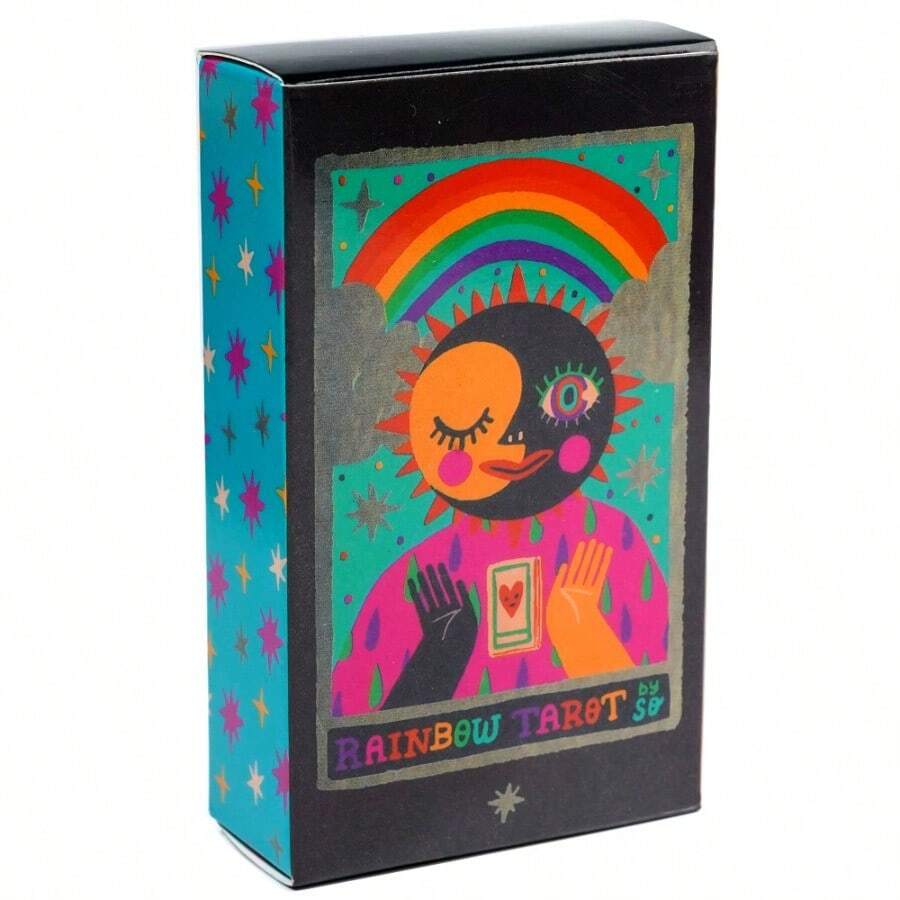 Rainbow Tarot Deck Tarot Deck Fortune Telling Game Card Divination Fate Party Family Board Game - White - View 1