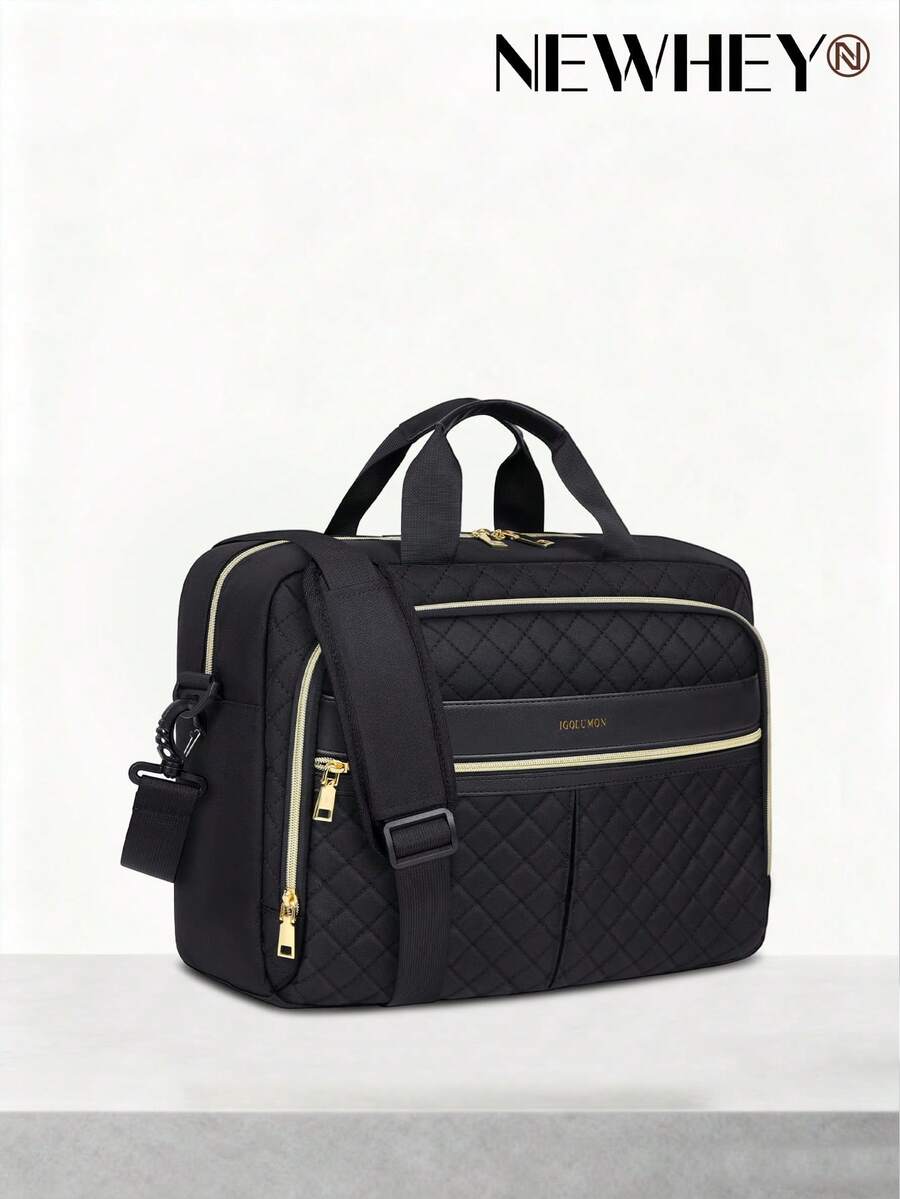 NEWHEY Laptop Bag 15.6/17.3 Inch Laptop Briefcase For Women Men Waterproof Shoulder Computer Messenger Bag Large Laptop Bag Business Office Work Travel