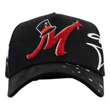 Men Baseball Cap - Black - View 1
