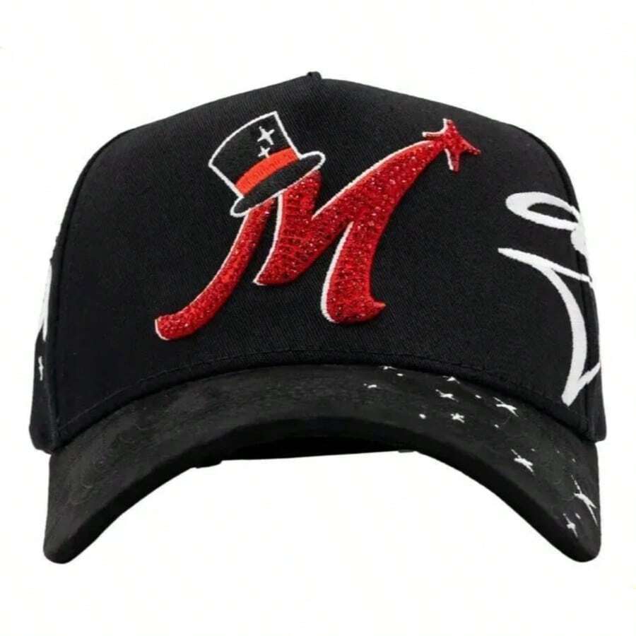 Men Baseball Cap - Black - View 1