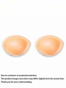 1 Pair/2pcs Invisible Adhesive Breast Pads, Double-Sided Sticky Thickened Lining, Suitable For Bikini, Backless Dress, Reusable And Waterproof - Multicolor - View 13