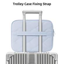 DANYCASE 11 吋平板電腦保護套 內襯緩衝 攜帶袋 適用於 iPad 10代 11代 10.9 Pro 11 7代 8代 9代 10.2 - 淺藍色 - 查看 9