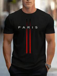 Men T-Shirts - 黑色 - 查看 7