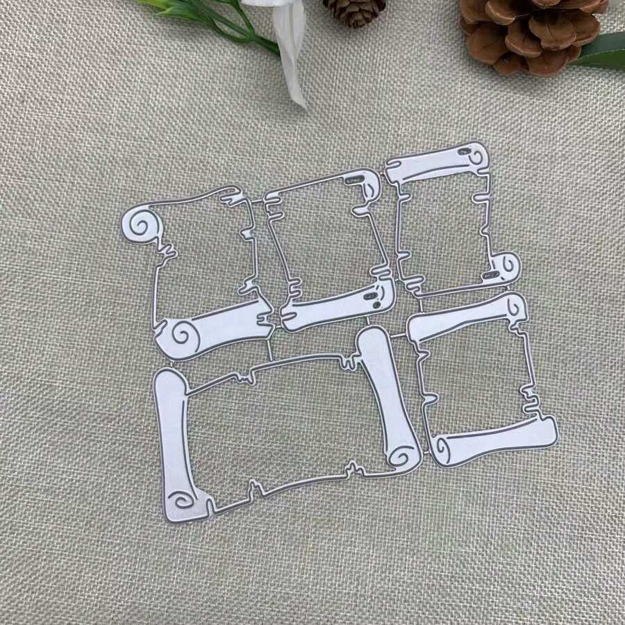 Book-Shaped Metal Cutting Dies Suitable For Handmade Photo Albums And Card Decoration, DIY Paper Craft Metal Cutting Blades Suitable For Party Decoration - MC938 - View 1